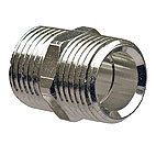 Uponor kompressions brystnippel 1/2", forkromet